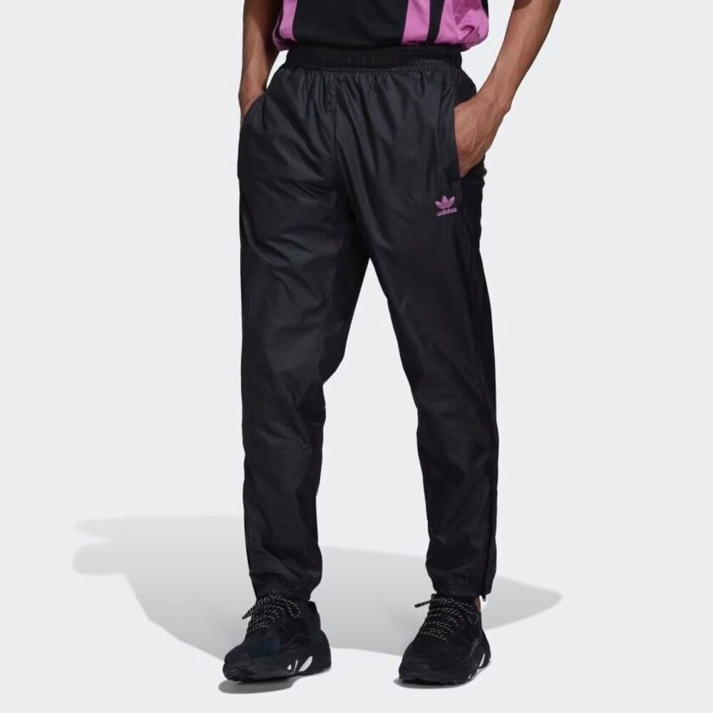 Adidas Originals Vintage Rare Rekvive Nylon Track Pants Glanz Shiny S